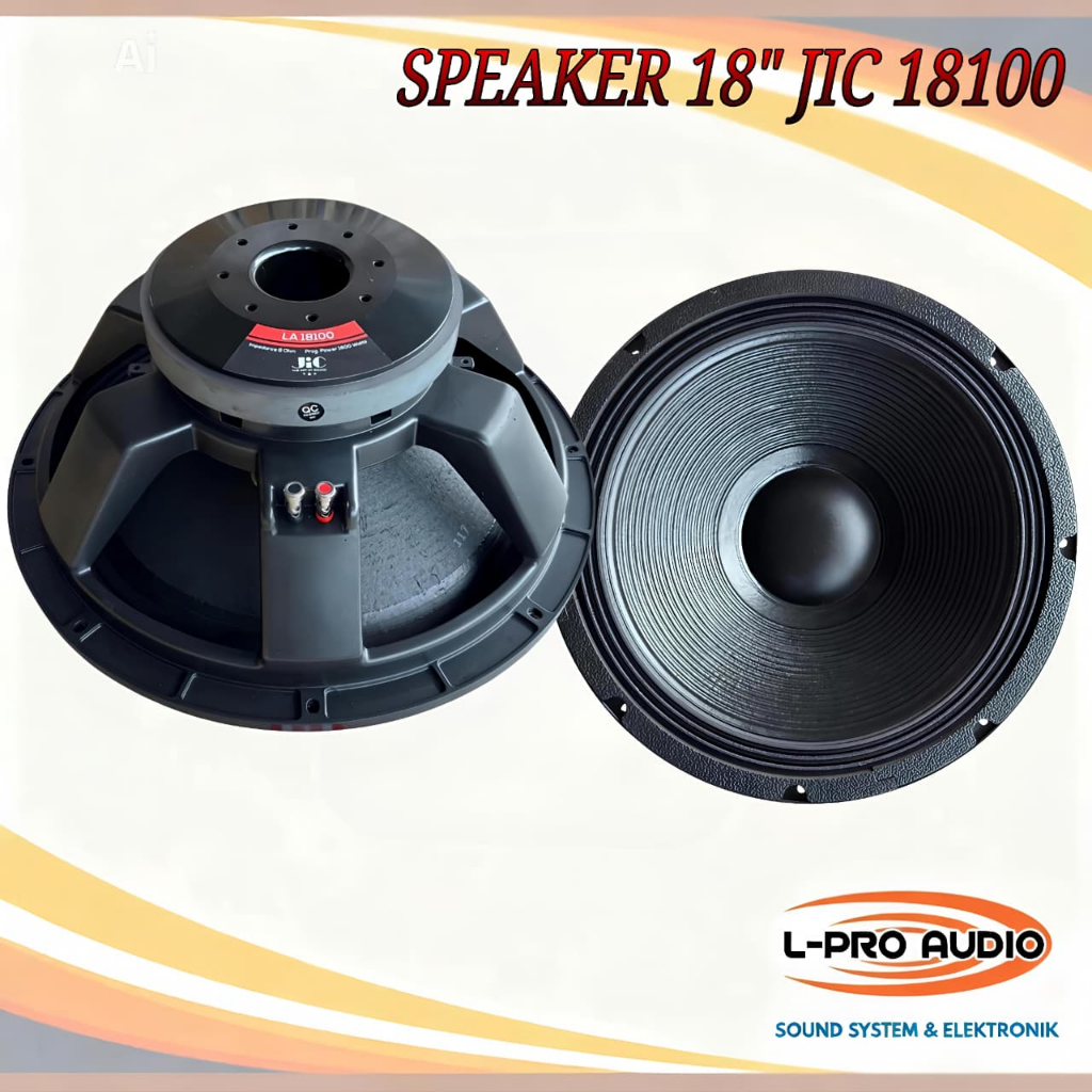 Speaker 18 inch JIC LA 18100 Speaker JIC LA18100 Sub Low