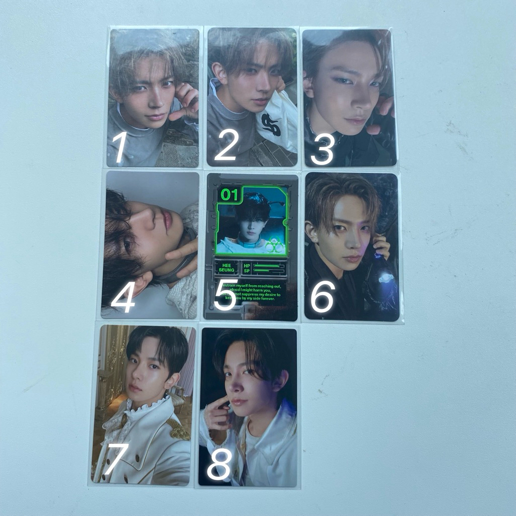 PC HEESEUNG ENHYPEN OFFICIAL PHOTOCARD EVAN ALBUM THE SIN VANISH TSV BENE BENEFIT POB DESIRE UNLEASH