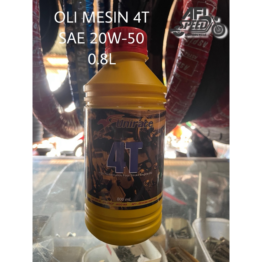 OLI MESIN - UNIRACE 4T 0.8l