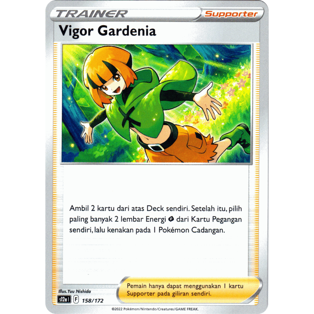 Vigor Gardenia 158/172 VSTAR Semesta S12a - KARTU POKEMON TCG INDONESIA
