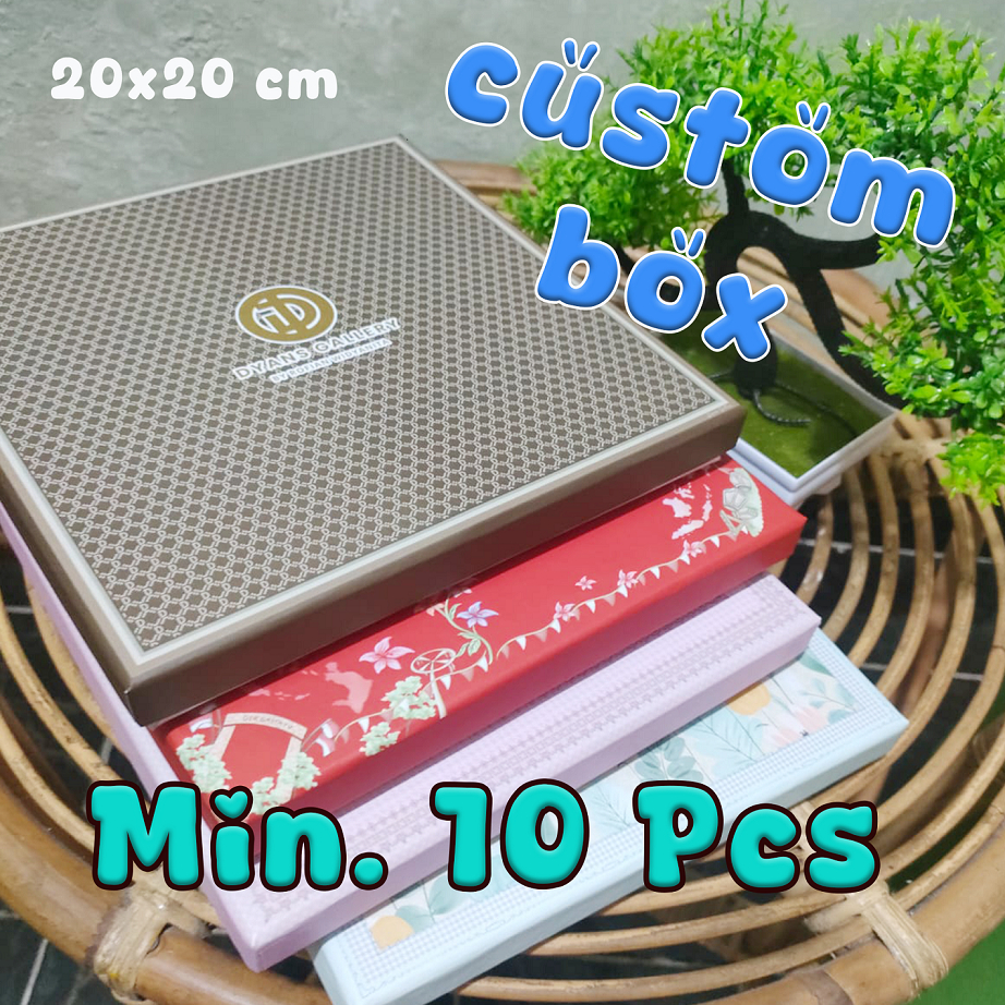 Box hijab custom