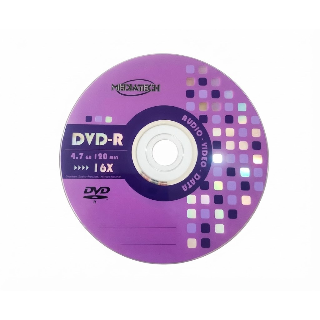 Mediatech DVD-R Purple Speed 16X DVD kosong Kaset Blank