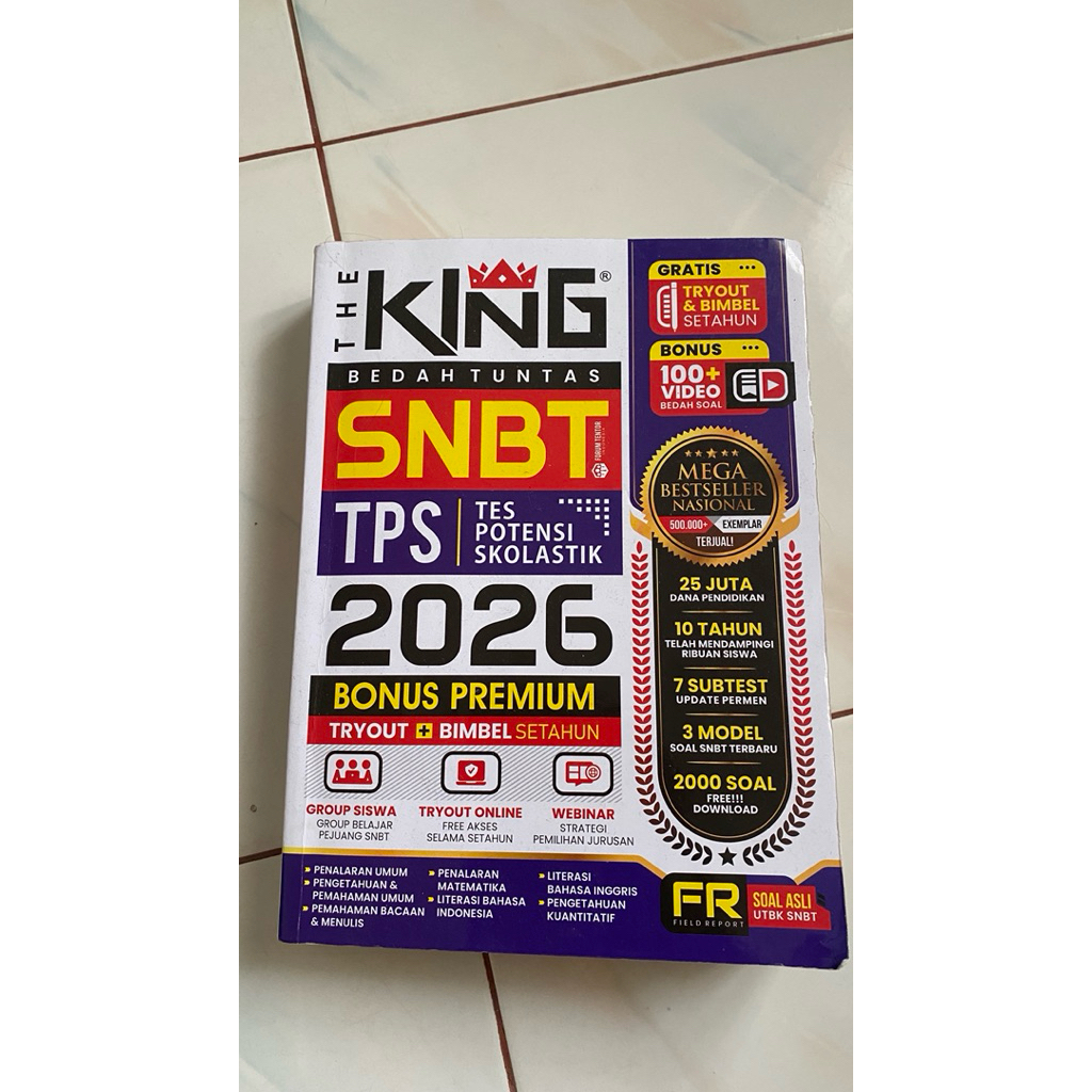PRELOVED BUKU SNBT 2026 KING 2026 SNBT BUKU TPS BUKU UTBK 2026 MURAH MERIAH