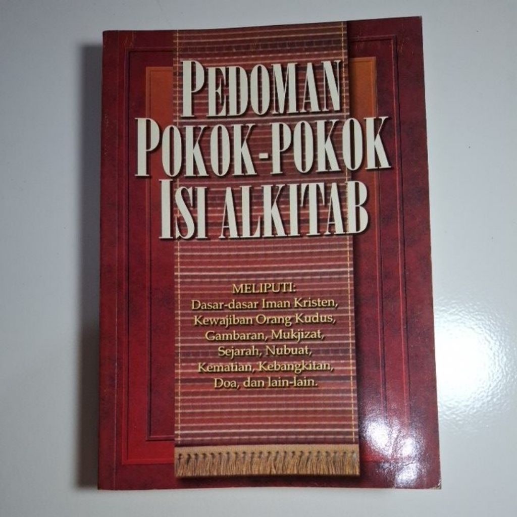 [PRELOVED] Buku Kristiani : Pedoman Pokok-Pokok Isi Alkitab
