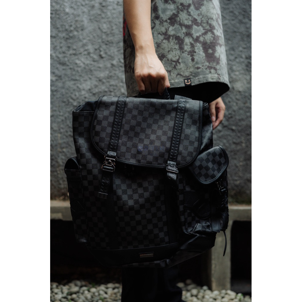 Sprayground Midnight Chateau Monte Carlo Backpack Black Original / Tas Ransel Sprayground Authentic