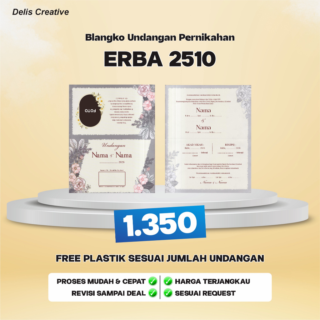 BLANGKO UNDANGAN ERBA 2510