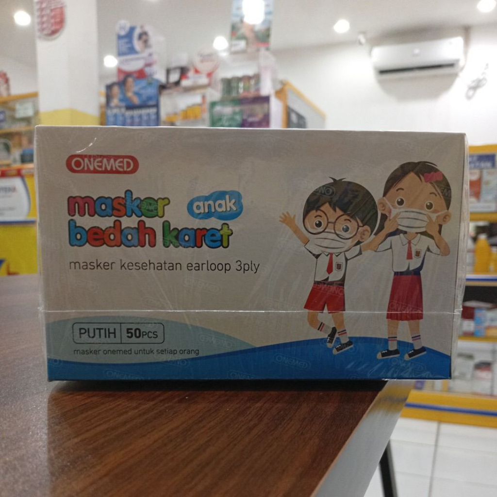 Masker onemed bedah karet anak isi 50