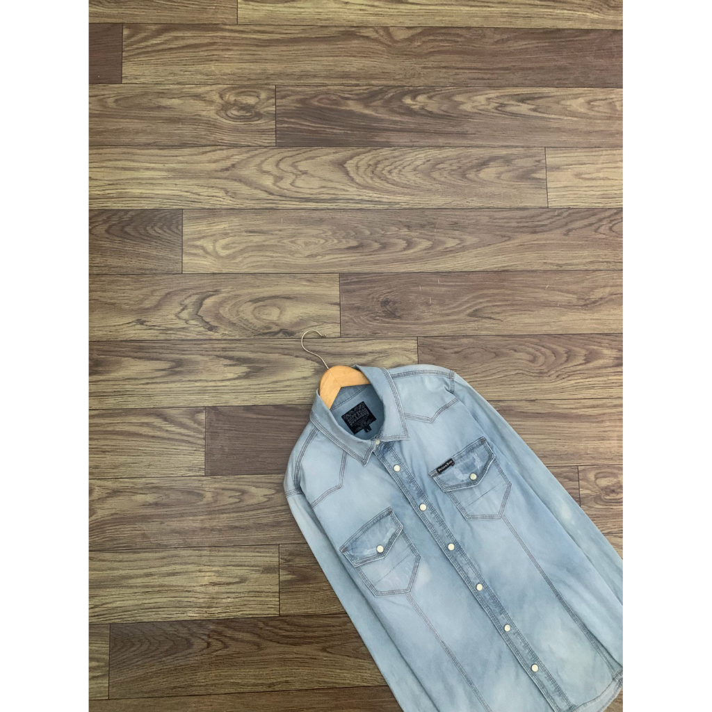 Kemeja BUCKAROO Branded Denim Long Sleeve