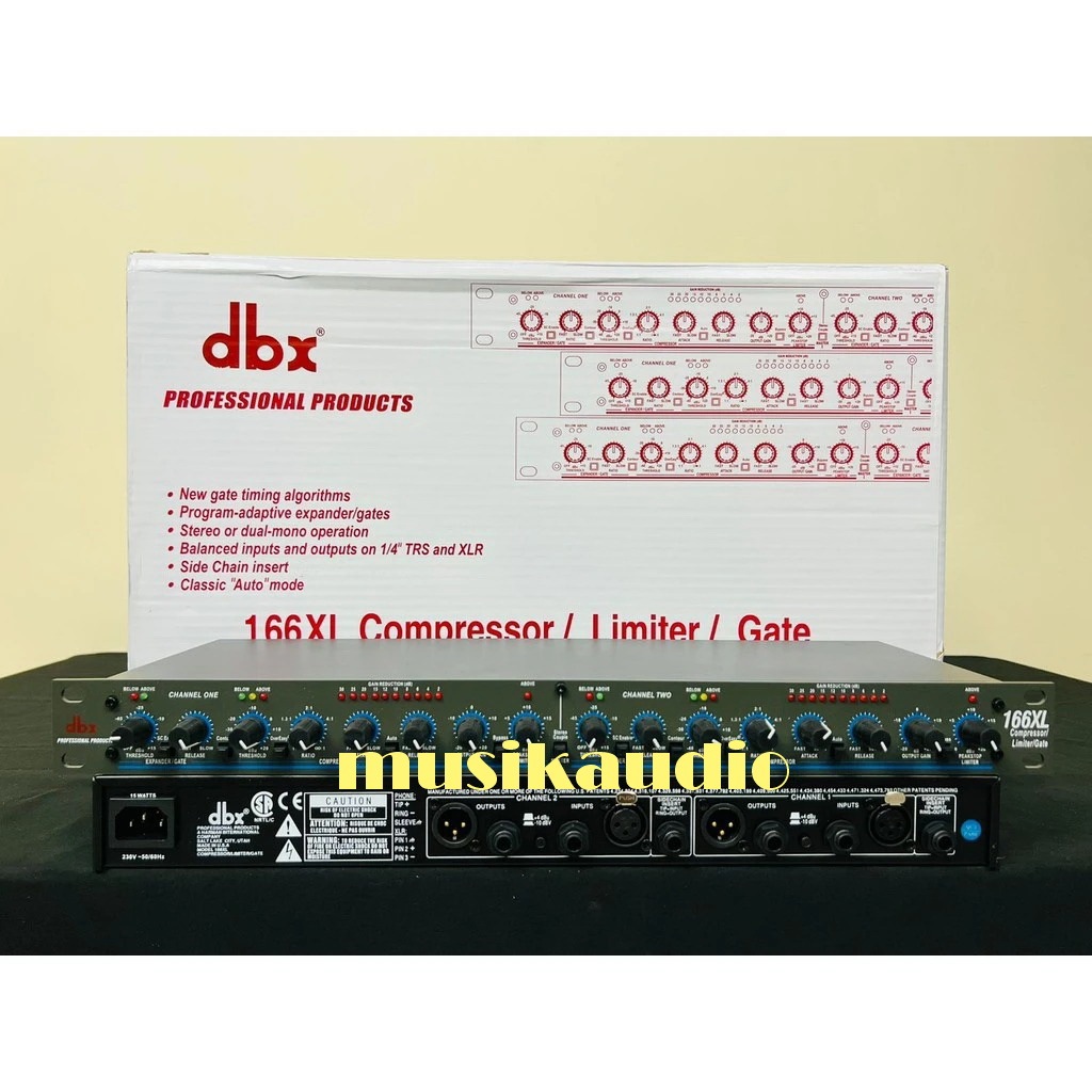 Compressor DBX 166Xl Grade A Professional Compresor Limiter Dbx 166 xl dbx166 xl