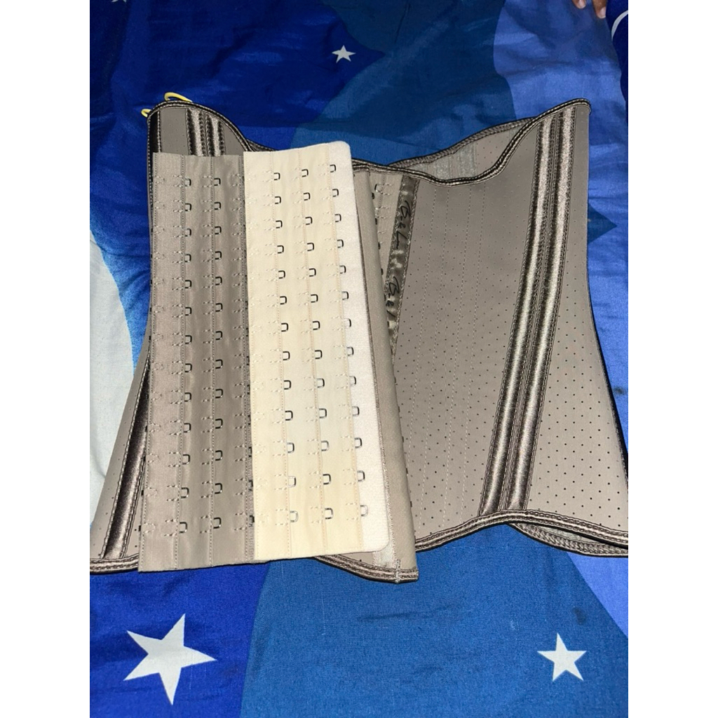 NEW KORSET V CHARCOAL 25 CM TULANG FULL (ORI CIKOR)