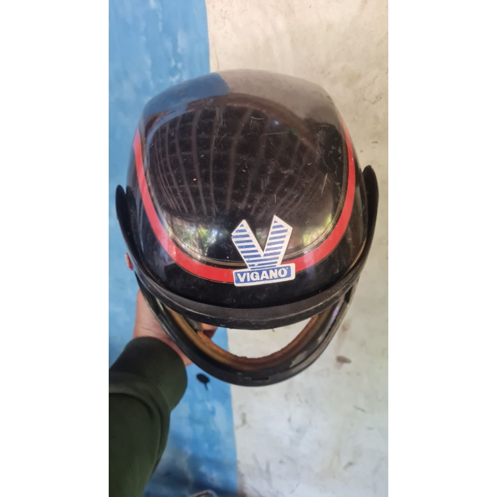 helm vigano fullface bahan
