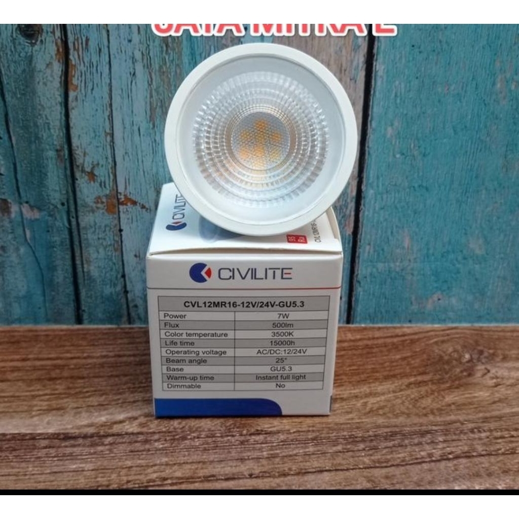 spotlighy MR16 12V/24V 7Watt CIVILITE