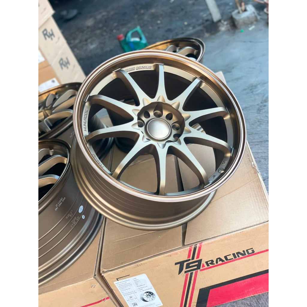 Ce28 ring 18 pcd 5x114 rally bronze baru