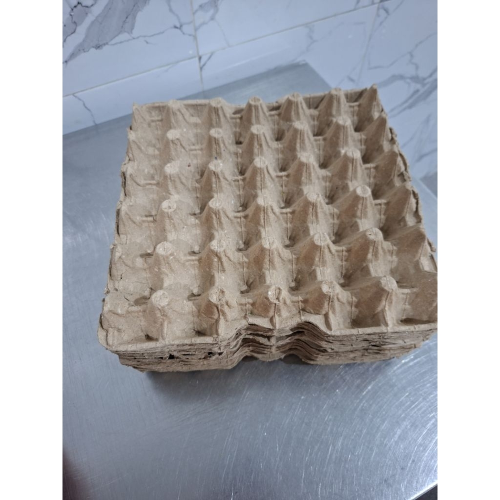 Tray Telur/ Egg Tray Karton Bekas - Praktis, Ekonomis, Kapasitas 30 Telur