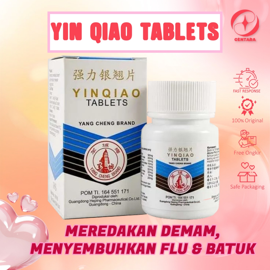 Yin Qiao Tablets Yang Cheng Brand - Meredakan Demam, Flu & Batuk