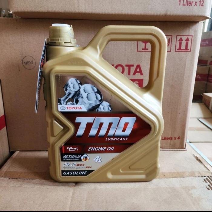 Oli Mesin TMO 0W-20 Full Synthetic 4 Liter Original Oli Mobil Toyota