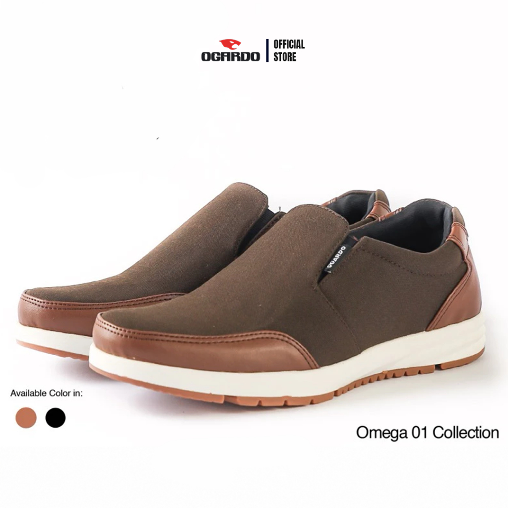 OGARDO - Sepatu Slop OMEGA 01 Casual Kekinian Nyaman