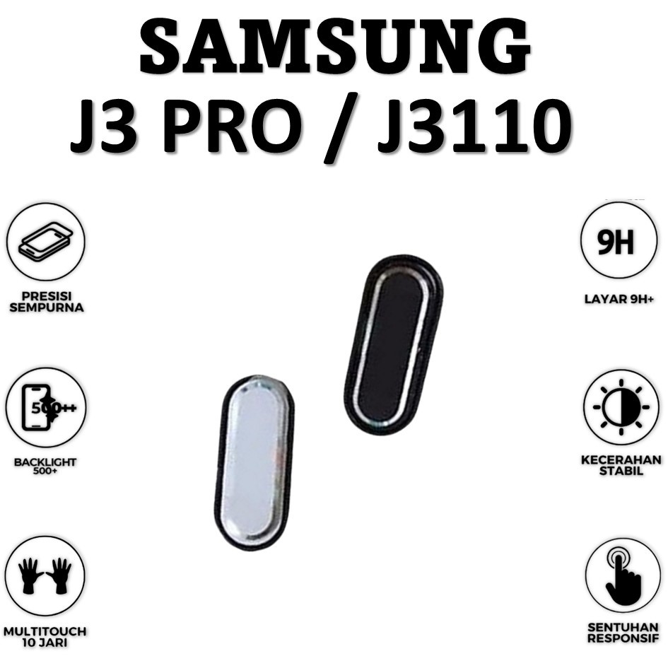 TOMBOL HOME BUTTON SAMSUNG J3 PRO / J3110 ORIGINAL COMPLETE