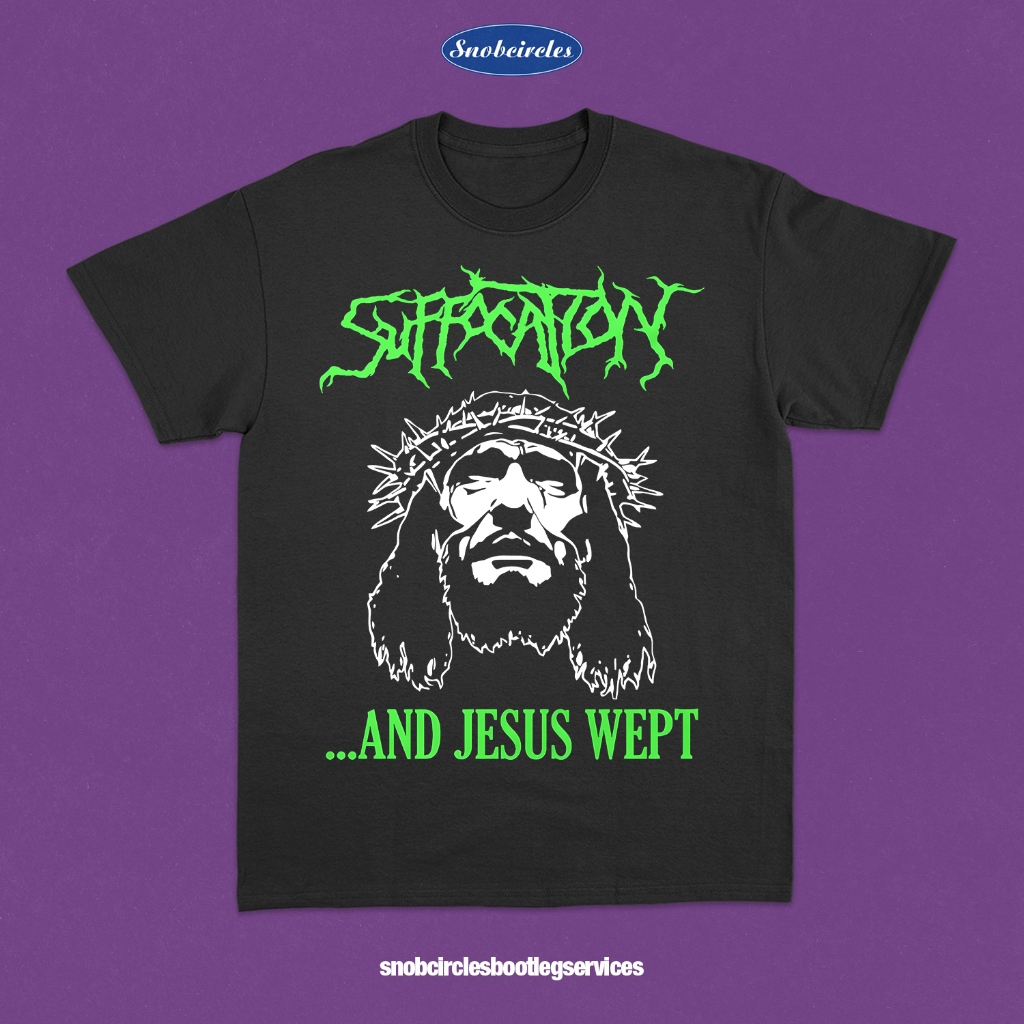 Kaos Band SUFFOCATION - And Jesus Wept T-Shirt Baju Band Metal
