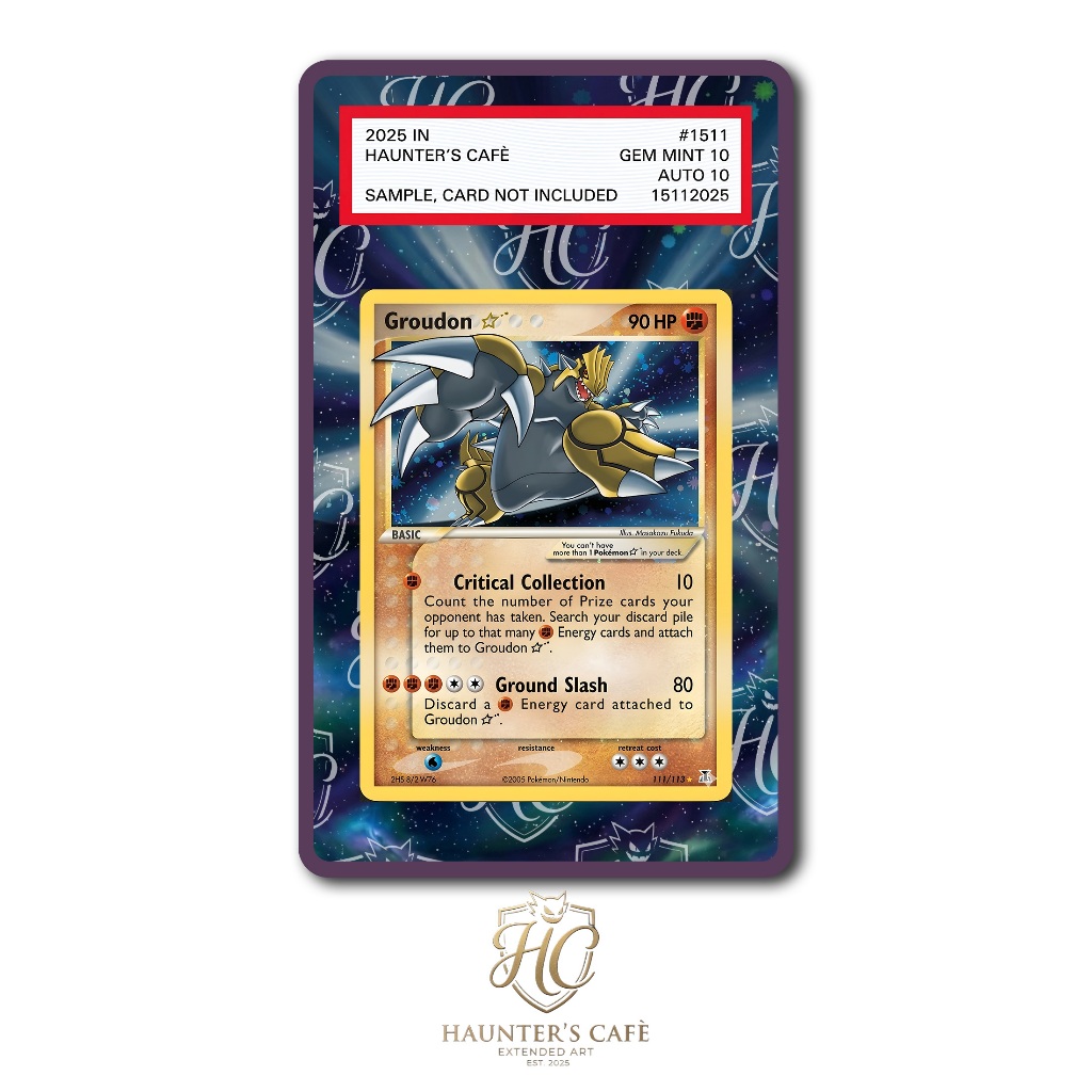Groudon [Gold Star] #111 Pokemon Delta Species (Custom Extended Art)