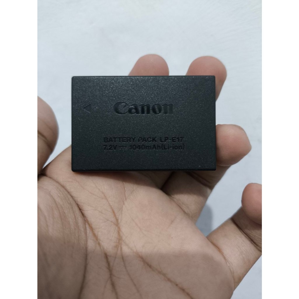 BATTERY CANON ORIGINAL LP E17 (SECOND)