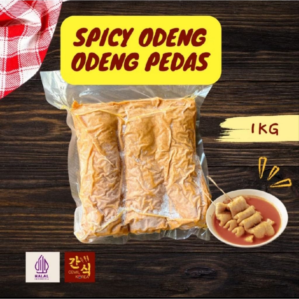 Spicy Odeng / Odeng Pedas, kemasan 1-Kg