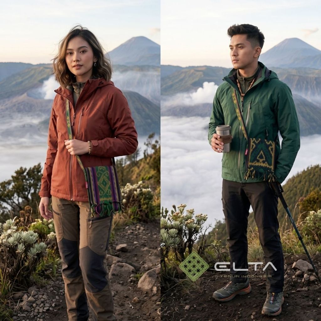 Tas selempang tenun etnik Lombok