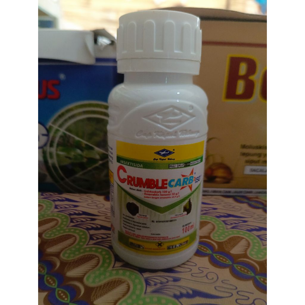 insektisida crumble card 150SC 100ml pembasmi ulat bawang merah cap kapal terbang