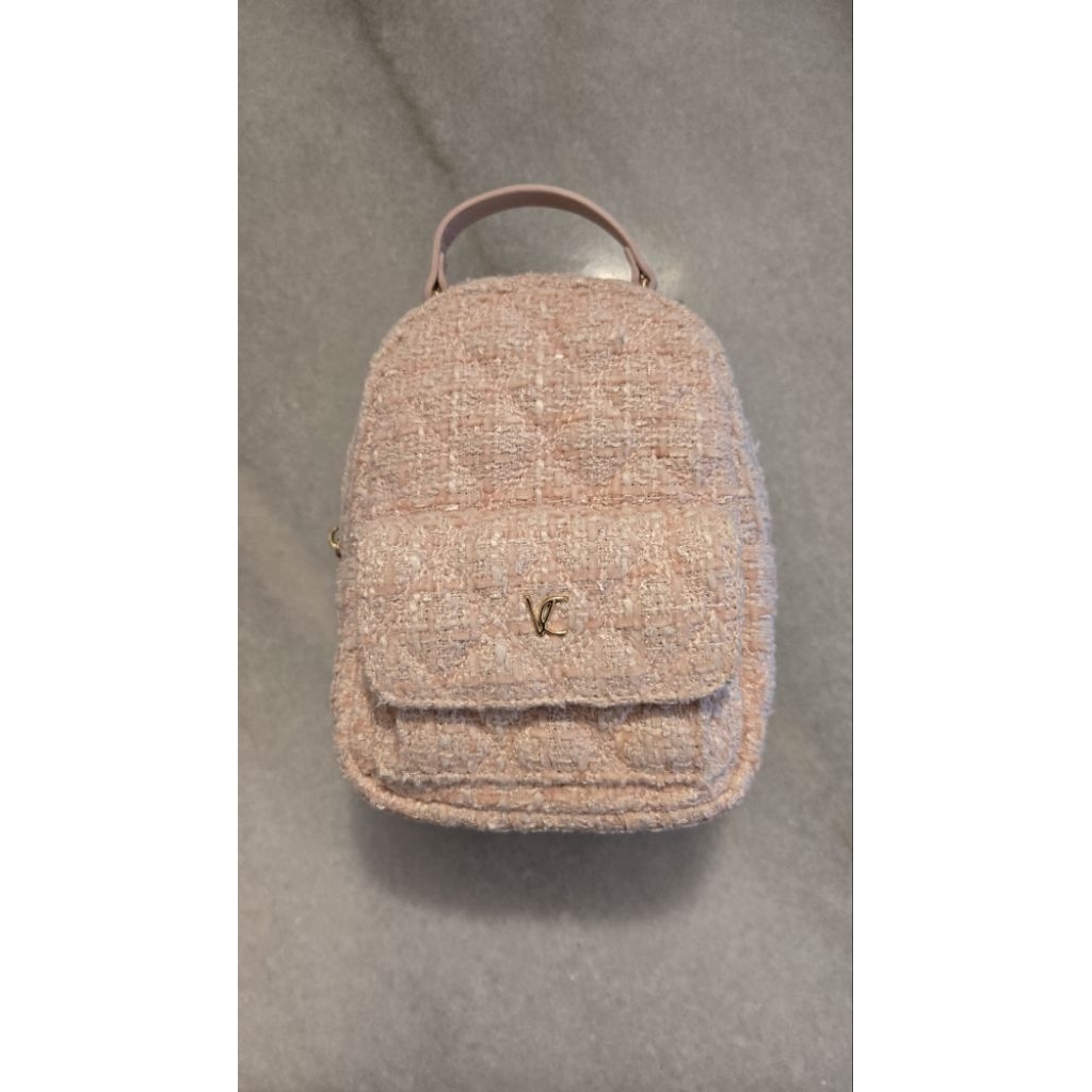 Vincci Mini Ransel Tweed Bag | Ransel mini wanita | sling bag wanita