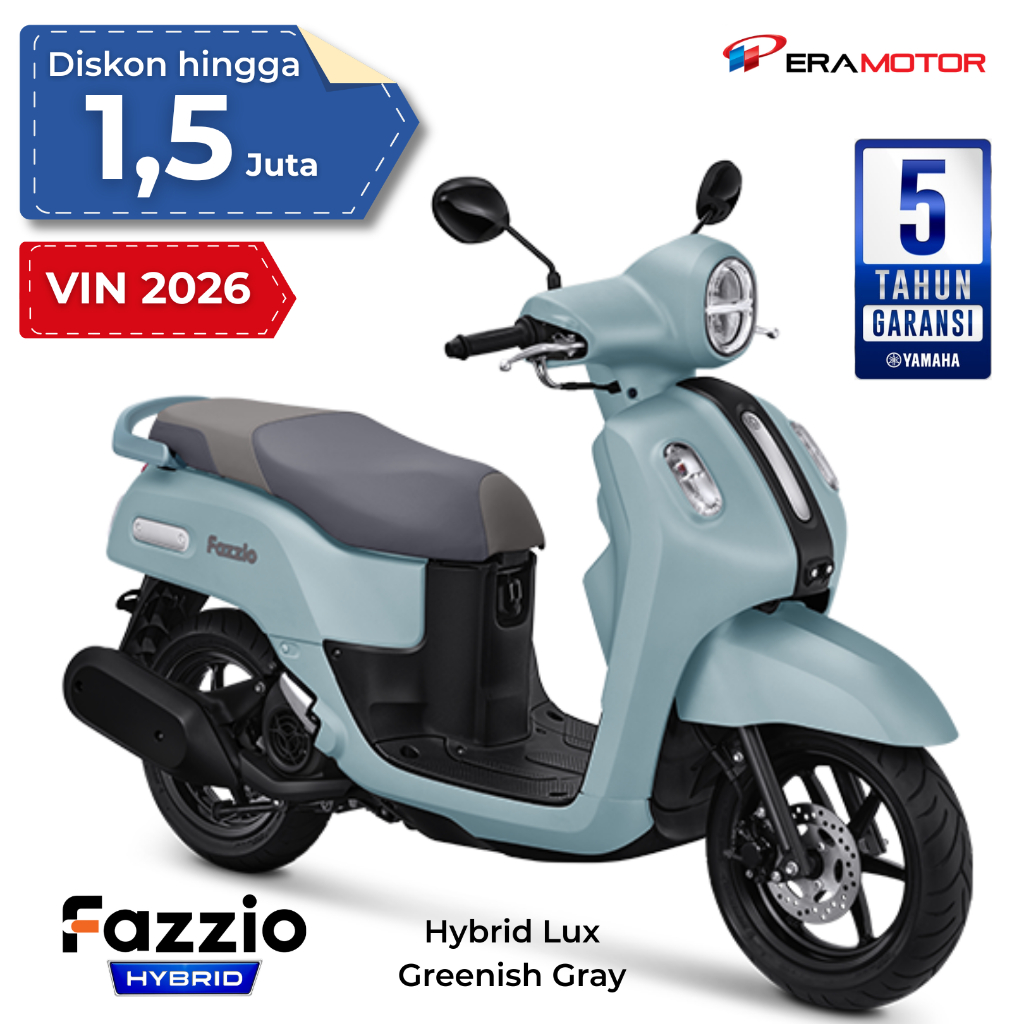 Yamaha Sepeda Motor Fazzio Hybrid Lux