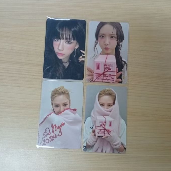 Photocard Official SNSD Taeyeon, Yoona, Hyoyeon.
