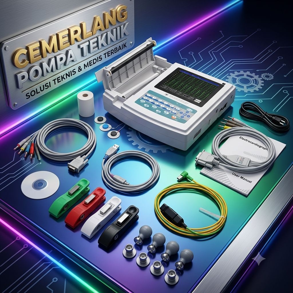 Digital 12-lead 12-channel Electrocardiograph ECG/EKG CONTEC ECG1200G