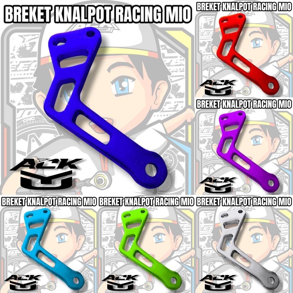 Breket kenalpot Dudukan kenalpot mio sporty mio smile mio soul mio fino