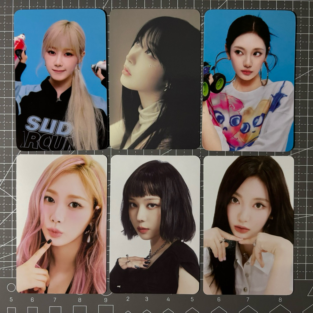 PC PHOTOCARD KARINA GISELLE WINTER NINGNING SEASONS GREETINGS SG24 SG25 SG26 CONCEPT POB MAKESTAR WI