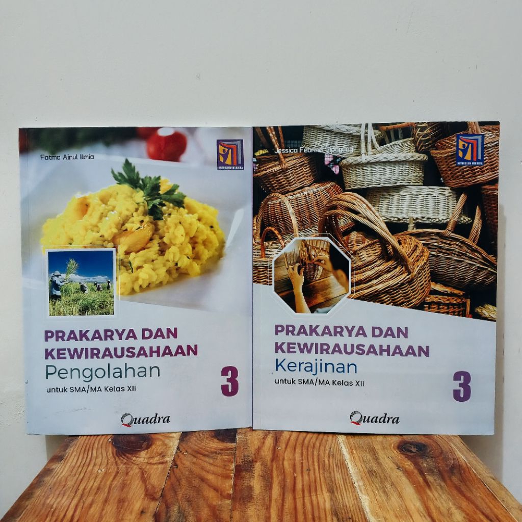 BUKU PRAKARYA DAN KEWIRAUSAHAAN PKWU QUADRA KELAS 12 KURIKULUM MERDEKA (Bekas)