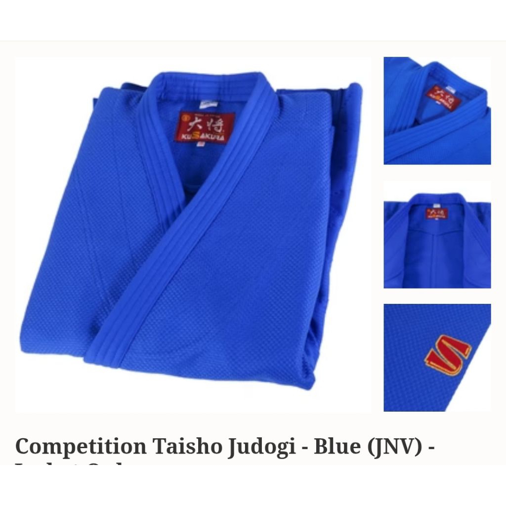 JUDO KUSAKURA JUDOGI BIRU TIPE JNV MADE IN JAPAN