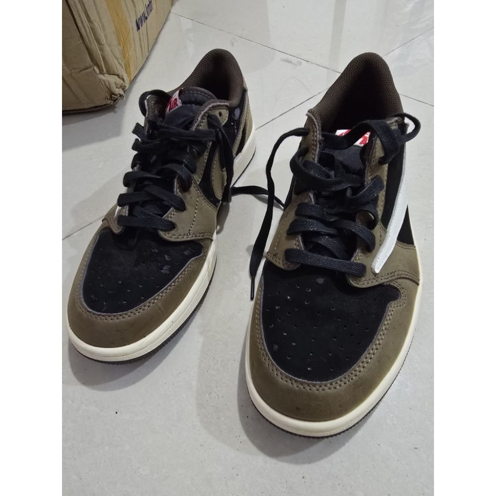 Authentic Nike Air Jordan 1 Low x Travis Scott 'Mocha'