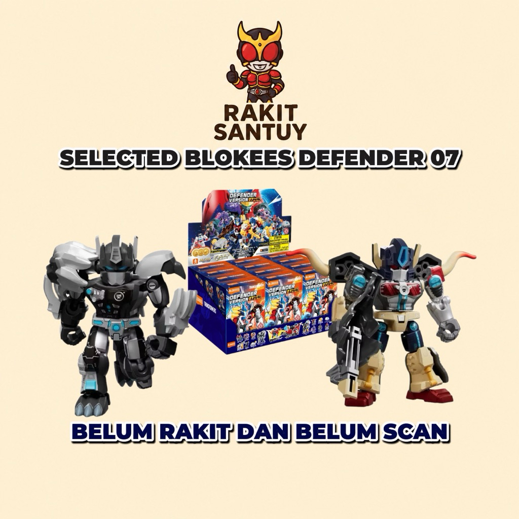 FIXED/SELECTED CHARACTERS TRANSFORMERS DEFENDER VERSION 07 | MODEL KIT, MOKIT, ACTION FIGURE BERARTI