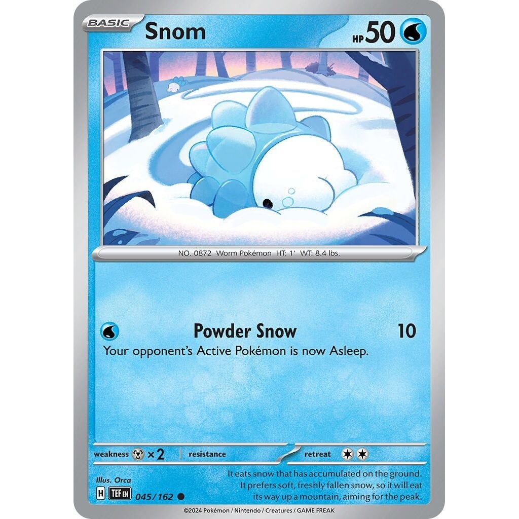Tcg Pokemon Snom TEF Eng