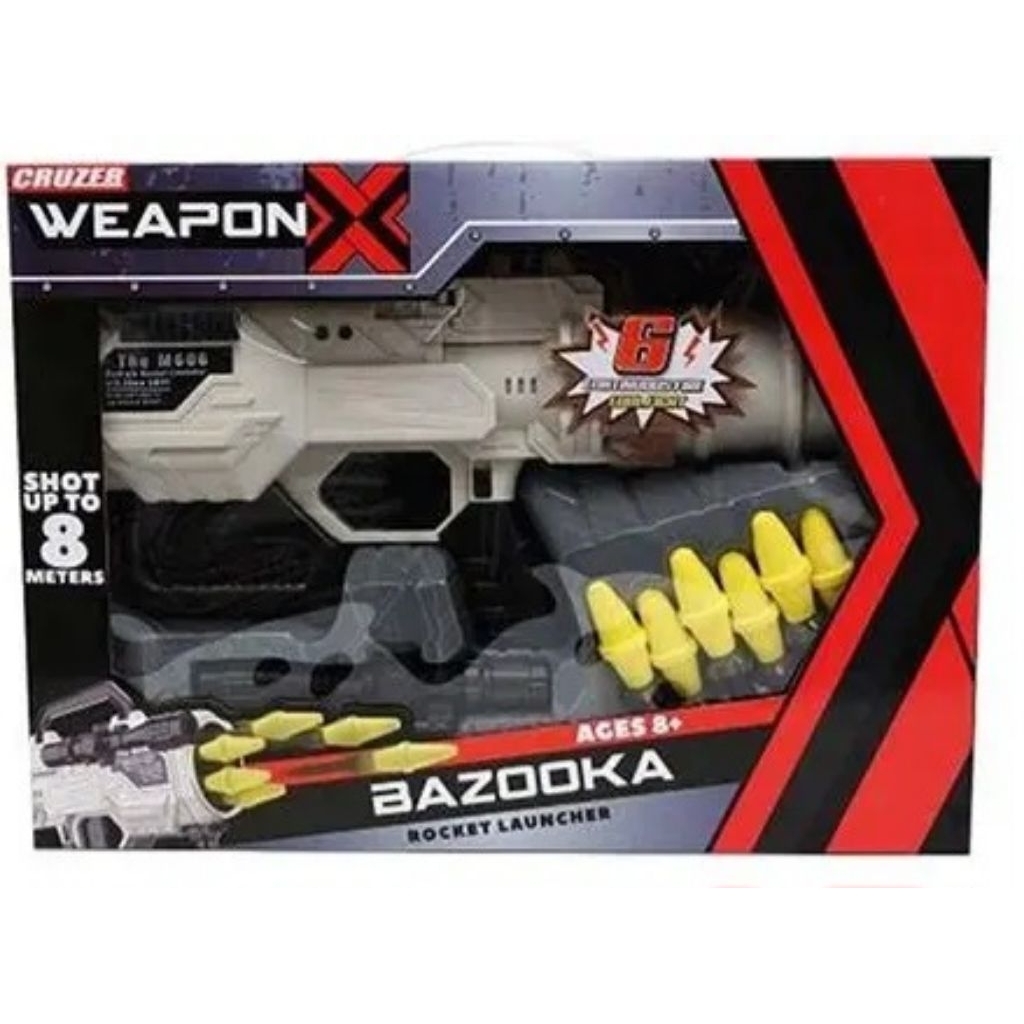 Mainan Anak Cruzer Weapon-X Bazooka