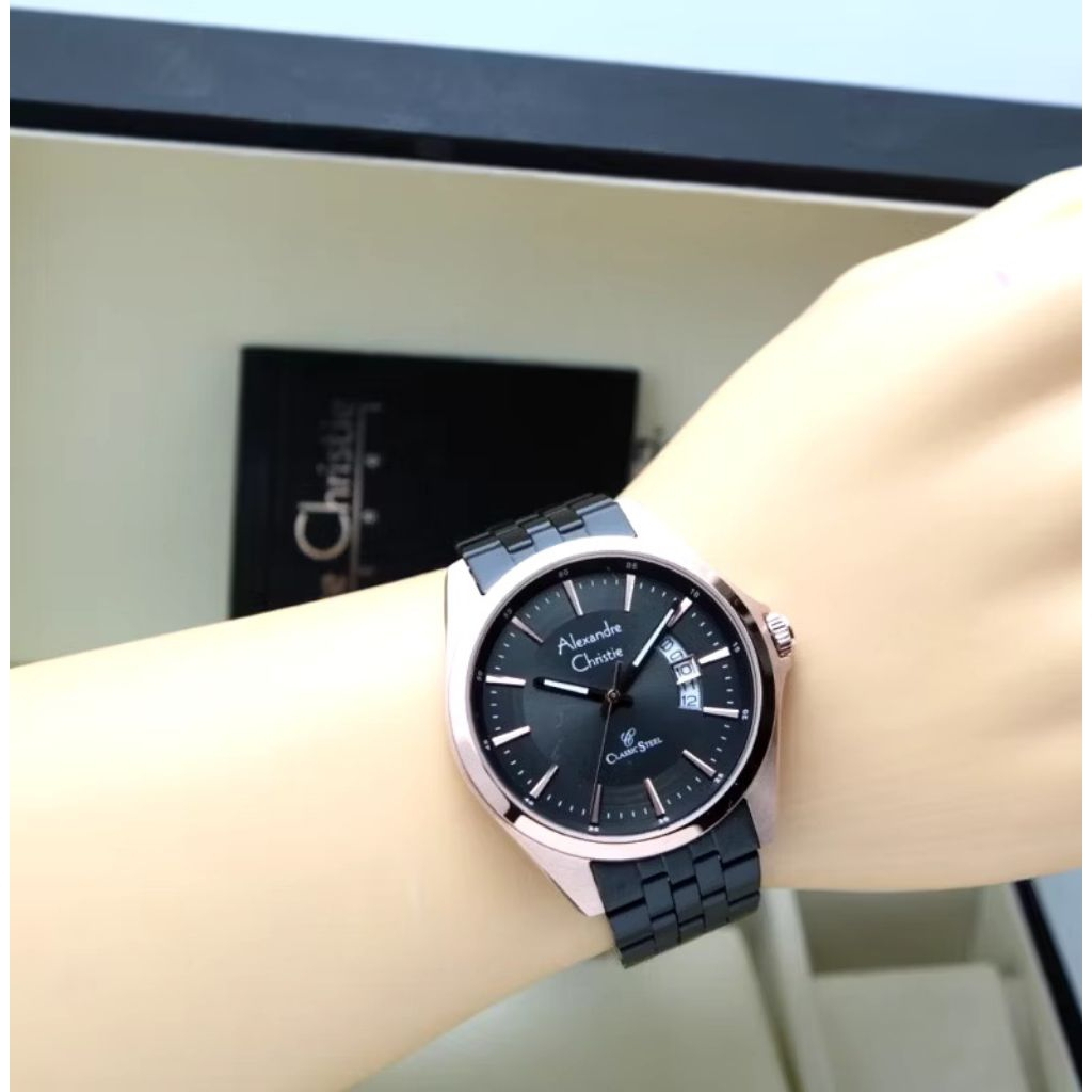 Alexandre Christie Ac 8678 / AC 8678 / Ac 8677 Jam Tangan Rante Original Garansi Resmi 1 Tahun
