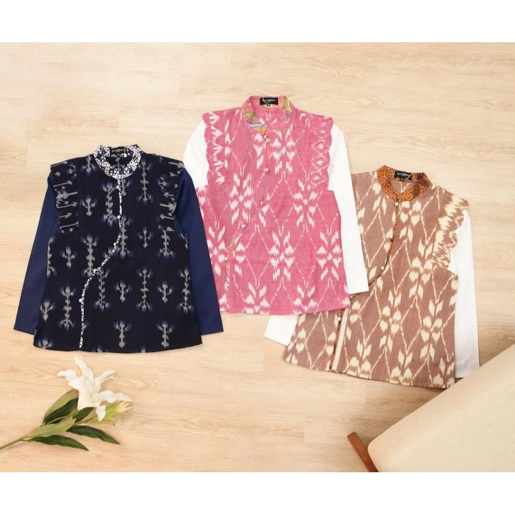 Blus Tenun Alexa - Blus Tenun - Baju Tenun