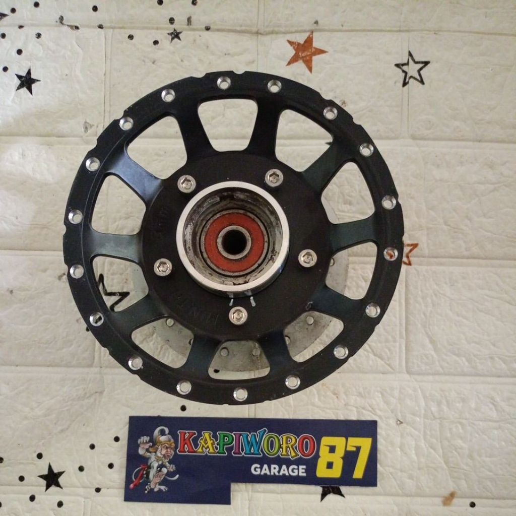 tromol mekrok/tromol custom depan PNP Honda plus biaya bubut gilap 50rb