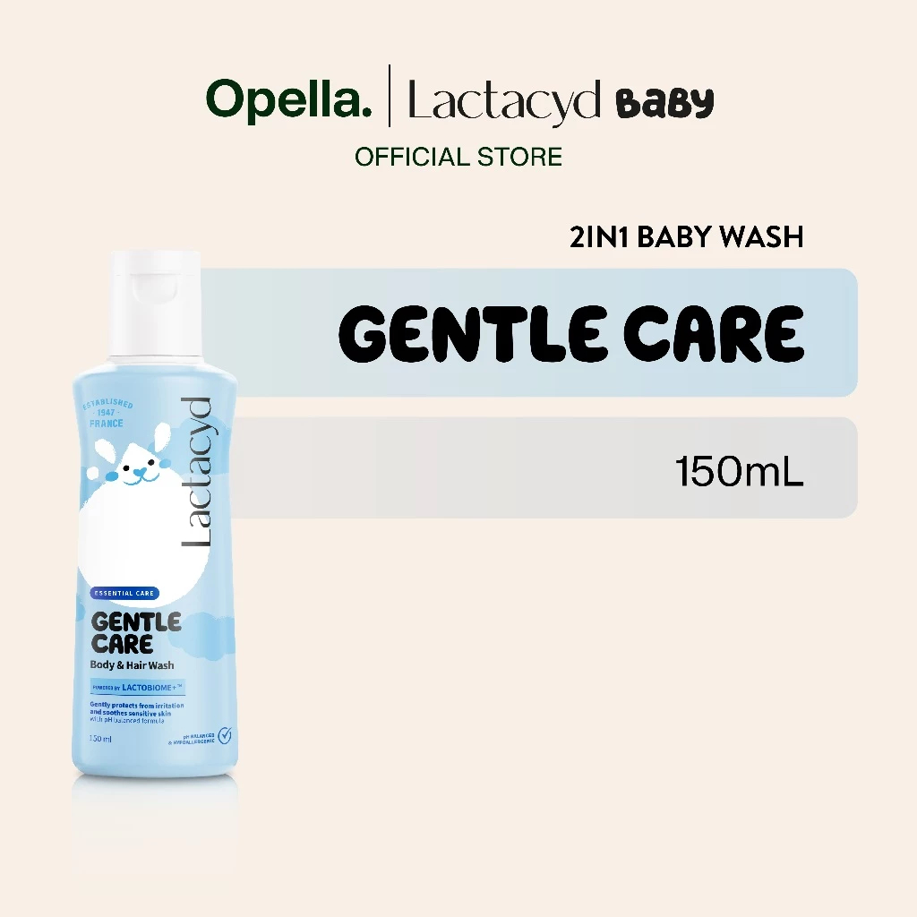 Lactacyd Baby Gentle Care 2in1 Body Wash and Hair Shampoo 150mL – Sabun & Sampo Bayi Melindungi dari