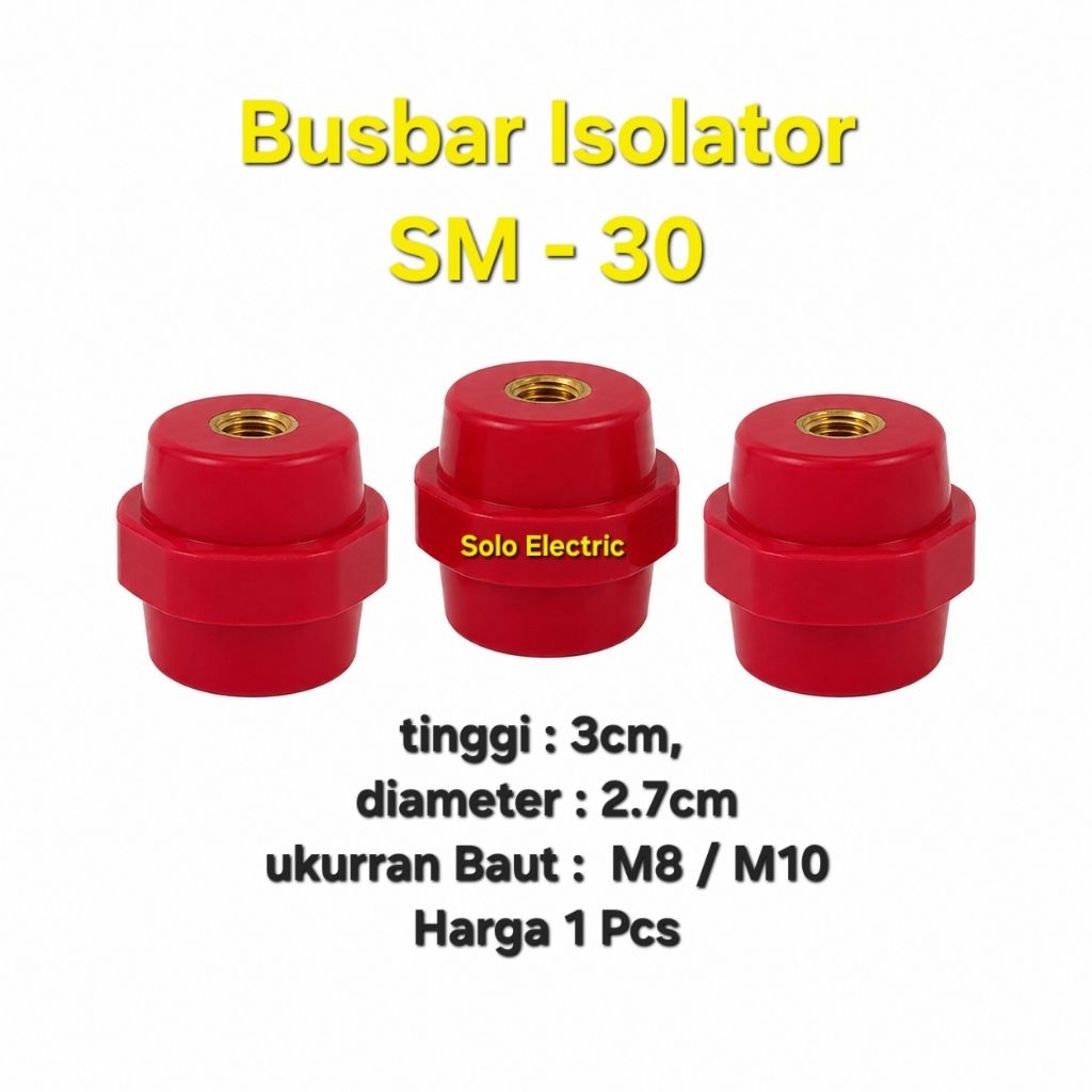Isolator Busbar SM 30 / isolator tembaga
