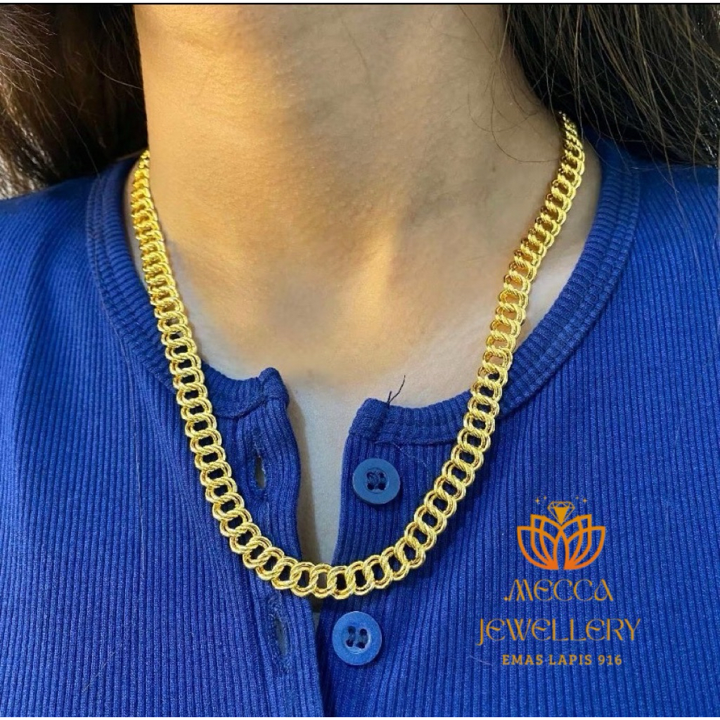 Kalung Coco klasik lebar 0,8 cm