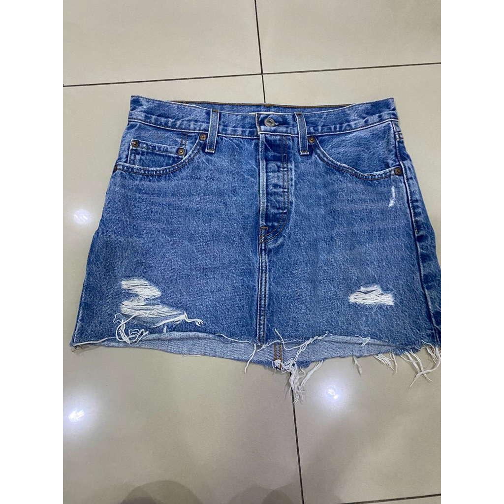 levis skirt rok pendek jeans size 27