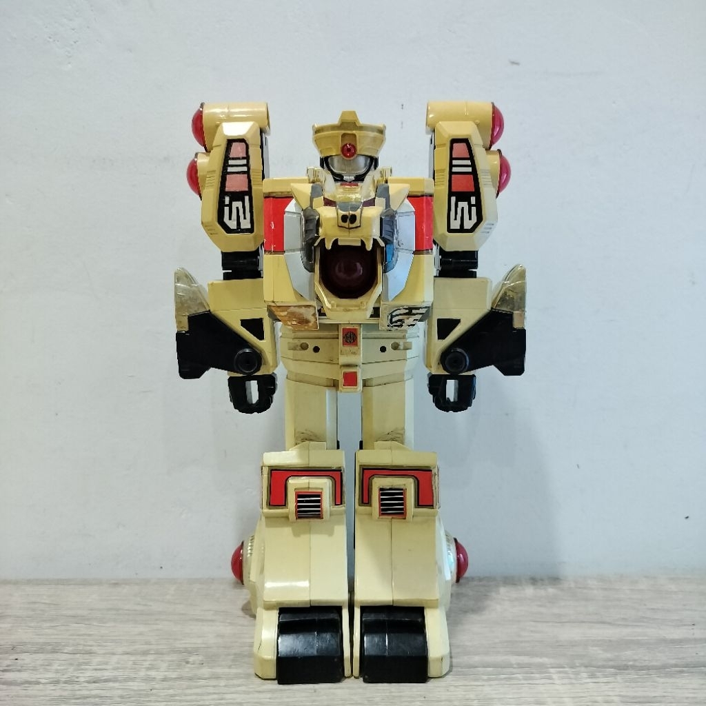 vintage bandai white tigerzord MMPR won Tiger