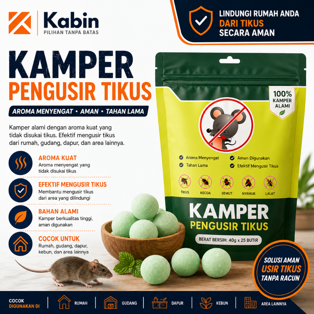 Pengusir Tikus Kapur Barus Hijau Kamper Pengusir Tikus Dalam Ruangan Dan Mobil