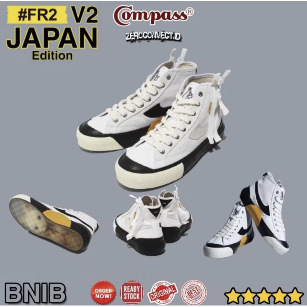 (ORIGINAL) Sepatu compass x fxxking rabbits FR2 Proto v2 japan version edition/edisi jepang